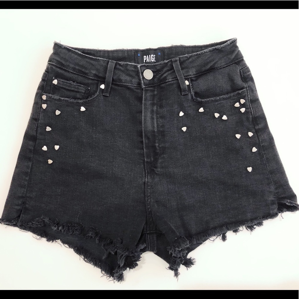 PAIGE Margot High Waist Cutoff Denim Short